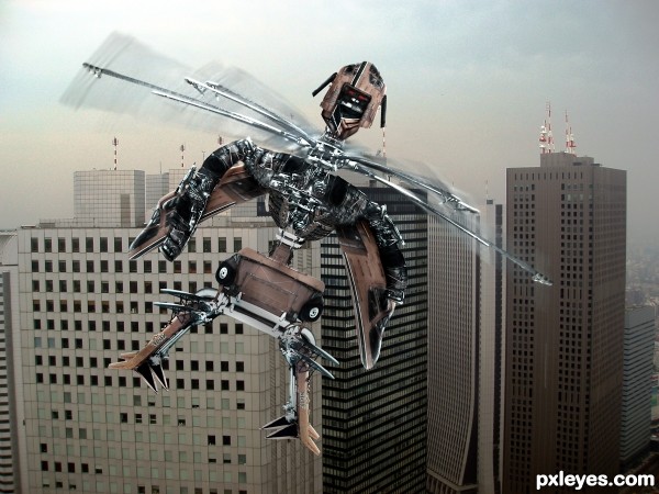 Creation of My Creepy Flying Transformer: Final Result